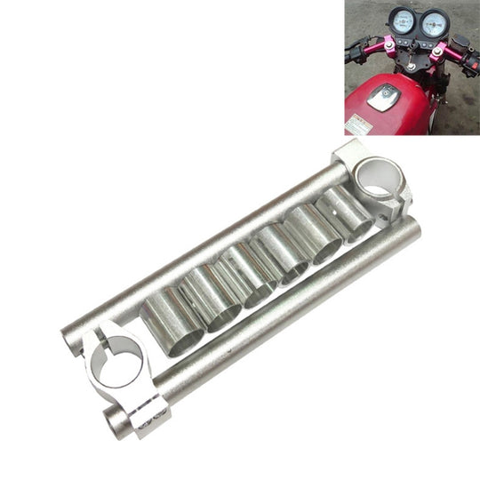 Motorcycle Modification Accessories CNC Handle Bar Grips Set(Silver)