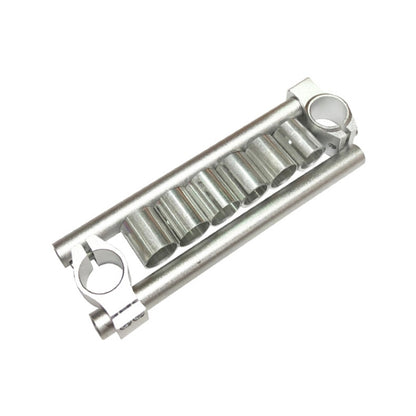 Motorcycle Modification Accessories CNC Handle Bar Grips Set(Silver) - Grips by buy2fix | Online Shopping UK | buy2fix