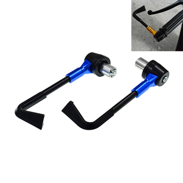 2 PCS Universal 22mm Shockproof Protection Rod CNC Horn Shape Handbrake Motorcycle Modification Accessories(Blue) - Motorbike Brakes by buy2fix | Online Shopping UK | buy2fix