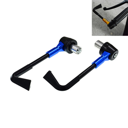 2 PCS Universal 22mm Shockproof Protection Rod CNC Horn Shape Handbrake Motorcycle Modification Accessories(Blue) - Motorbike Brakes by buy2fix | Online Shopping UK | buy2fix