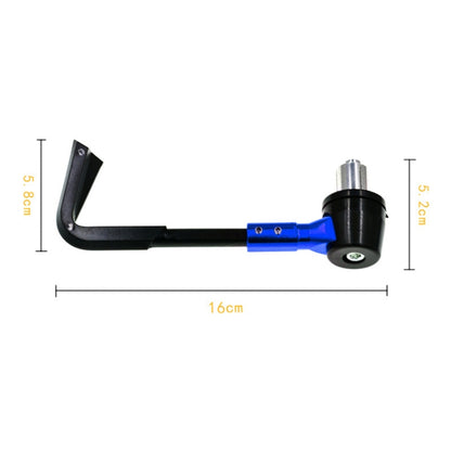 2 PCS Universal 22mm Shockproof Protection Rod CNC Horn Shape Handbrake Motorcycle Modification Accessories(Blue) - Motorbike Brakes by buy2fix | Online Shopping UK | buy2fix