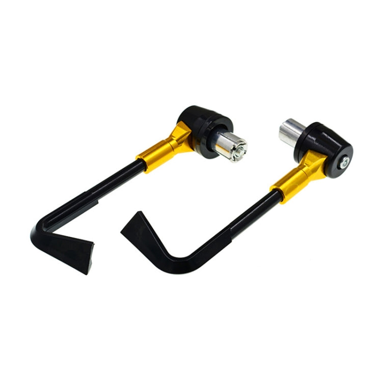 2 PCS Universal 22mm Shockproof Protection Rod CNC Horn Shape Handbrake Motorcycle Modification Accessories(Gold) - Motorbike Brakes by buy2fix | Online Shopping UK | buy2fix