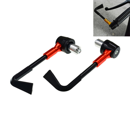 2 PCS Universal 22mm Shockproof Protection Rod CNC Horn Shape Handbrake Motorcycle Modification Accessories(Orange) - Motorbike Brakes by buy2fix | Online Shopping UK | buy2fix