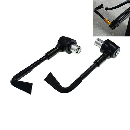 2 PCS Universal 22mm Shockproof Protection Rod CNC Horn Shape Handbrake Motorcycle Modification Accessories(Black) - Motorbike Brakes by buy2fix | Online Shopping UK | buy2fix