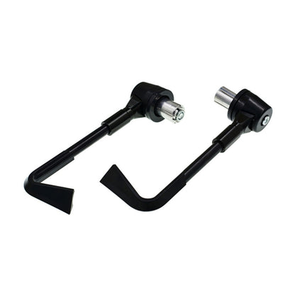 2 PCS Universal 22mm Shockproof Protection Rod CNC Horn Shape Handbrake Motorcycle Modification Accessories(Black) - Motorbike Brakes by buy2fix | Online Shopping UK | buy2fix
