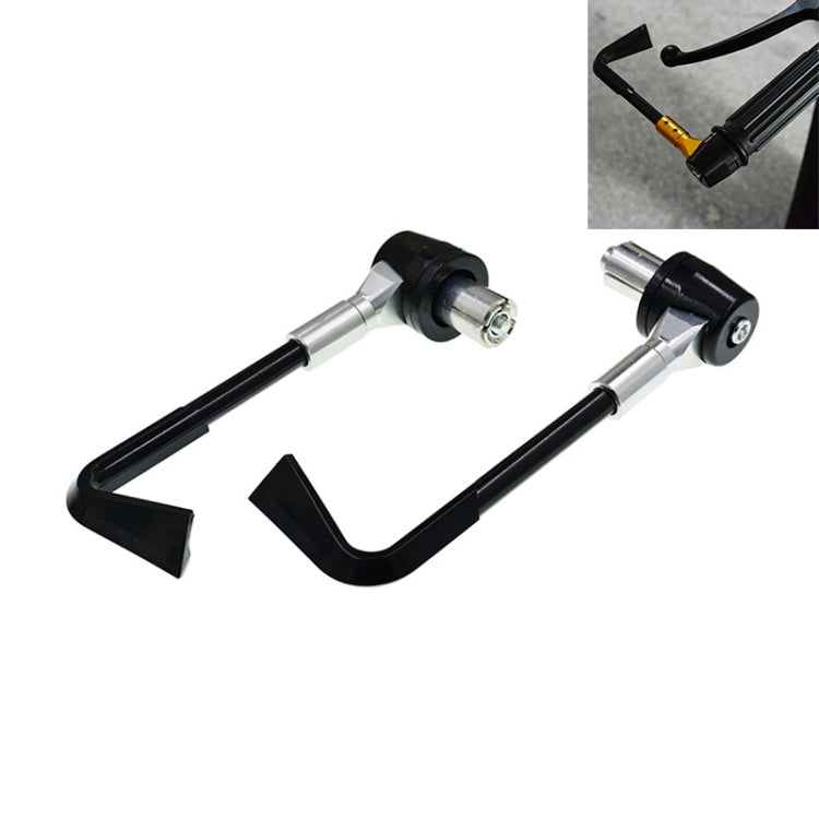 2 PCS Universal 22mm Shockproof Protection Rod CNC Horn Shape Handbrake Motorcycle Modification Accessories(Silver) - Motorbike Brakes by buy2fix | Online Shopping UK | buy2fix