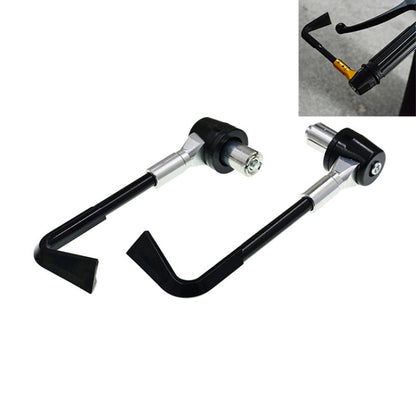2 PCS Universal 22mm Shockproof Protection Rod CNC Horn Shape Handbrake Motorcycle Modification Accessories(Silver) - Motorbike Brakes by buy2fix | Online Shopping UK | buy2fix