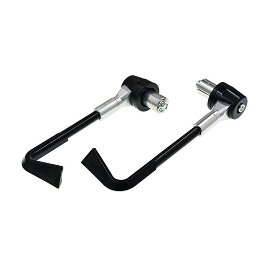 2 PCS Universal 22mm Shockproof Protection Rod CNC Horn Shape Handbrake Motorcycle Modification Accessories(Silver) - Motorbike Brakes by buy2fix | Online Shopping UK | buy2fix