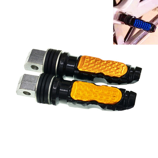 Universal Motor Bike Footpegs Foot Rests Rear Pedals Set Motorcycle Modification Accessories(Gold) - Others by buy2fix | Online Shopping UK | buy2fix