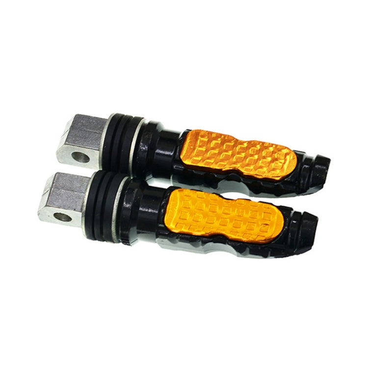 Universal Motor Bike Footpegs Foot Rests Rear Pedals Set Motorcycle Modification Accessories(Gold) - Others by buy2fix | Online Shopping UK | buy2fix