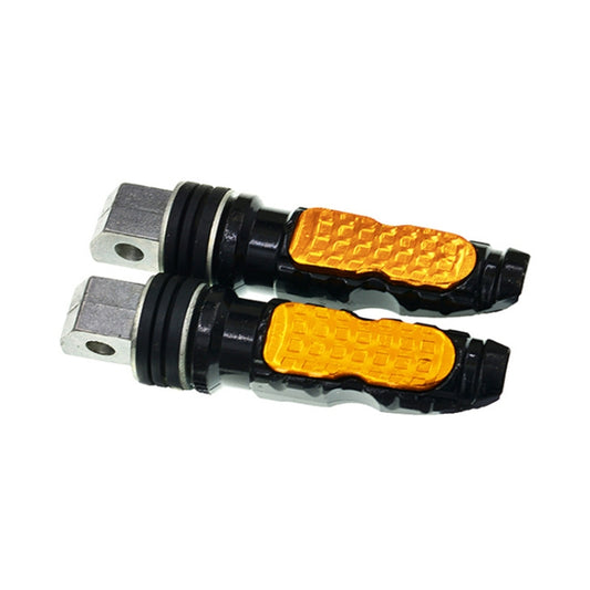 Universal Motor Bike Footpegs Foot Rests Rear Pedals Set Motorcycle Modification Accessories(Gold) - Others by buy2fix | Online Shopping UK | buy2fix