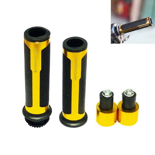 Motorcycle Modification Accessories Hand Grip Cover Handlebar Set(Gold) - Grips by buy2fix | Online Shopping UK | buy2fix