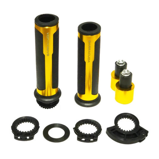 Motorcycle Modification Accessories Hand Grip Cover Handlebar Set(Gold) - Grips by buy2fix | Online Shopping UK | buy2fix