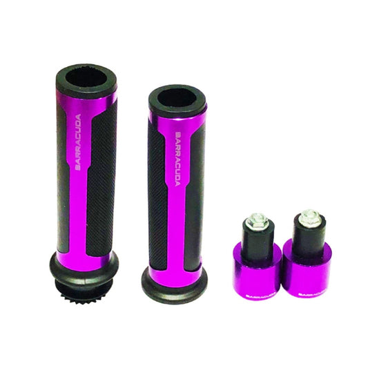 Motorcycle Modification Accessories Hand Grip Cover Handlebar Set(Purple) - Grips by buy2fix | Online Shopping UK | buy2fix