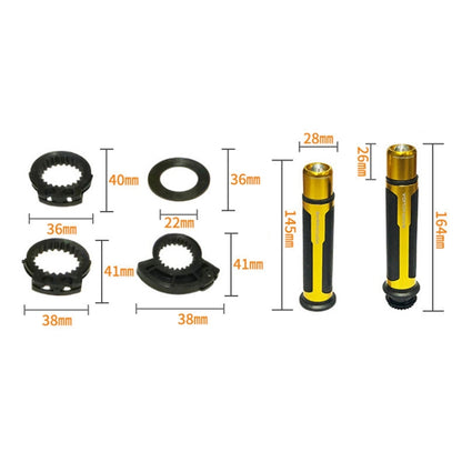 Motorcycle Modification Accessories Hand Grip Cover Handlebar Set(Green) - Grips by buy2fix | Online Shopping UK | buy2fix