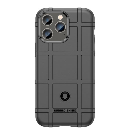 For iPhone 14 Pro Max Lanyard Rugged Shield TPU Phone Case (Black) - iPhone 14 Pro Max Cases by buy2fix | Online Shopping UK | buy2fix