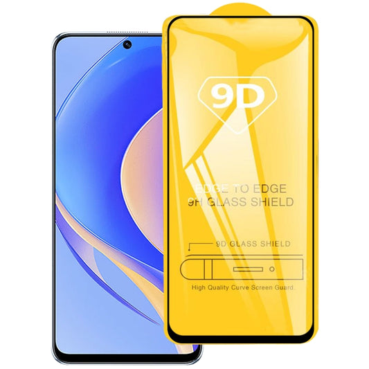 9D Full Glue Screen Tempered Glass Film For Huawei nova Y90 - Huawei Tempered Glass by buy2fix | Online Shopping UK | buy2fix