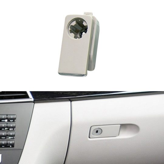 Auto-Handschuhfach-Griffschalter für Mercedes-Benz W212 2008-2014, Linksverkehr (Grau Weiß)