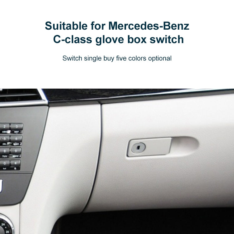 Car Glove Box Handle Switch for Mercedes-Benz W212 2008-2014, Left Driving(Mercerized Beige) - Door Handles by buy2fix | Online Shopping UK | buy2fix