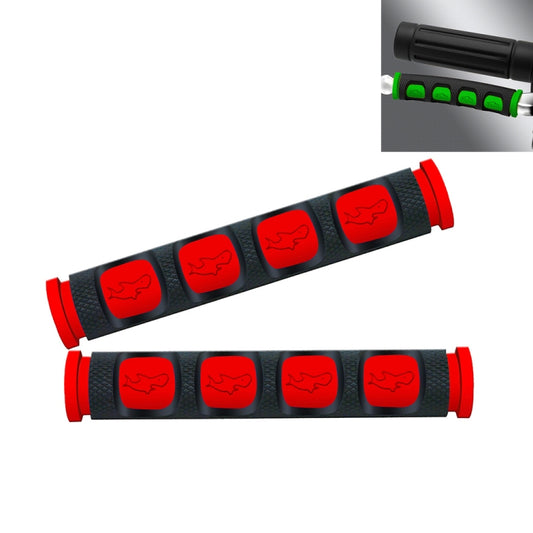 2 PCS Motorcycle Modification Accessories PVC Horn ShapeHand Grip Cover Handlebar Set(Red) - Grips by buy2fix | Online Shopping UK | buy2fix