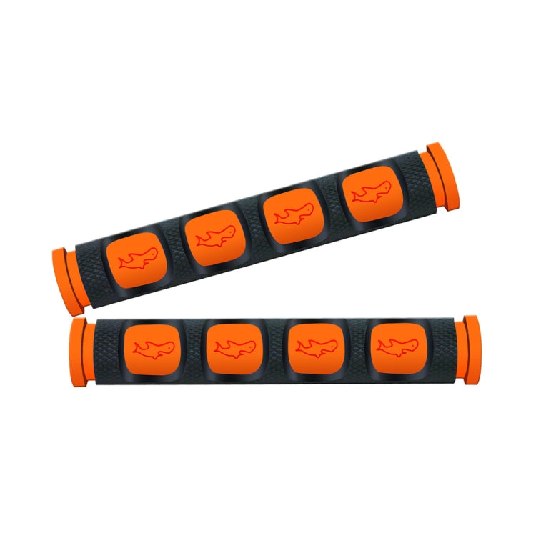 2 PCS Motorcycle Modification Accessories PVC Horn ShapeHand Grip Cover Handlebar Set(Orange) - Grips by buy2fix | Online Shopping UK | buy2fix