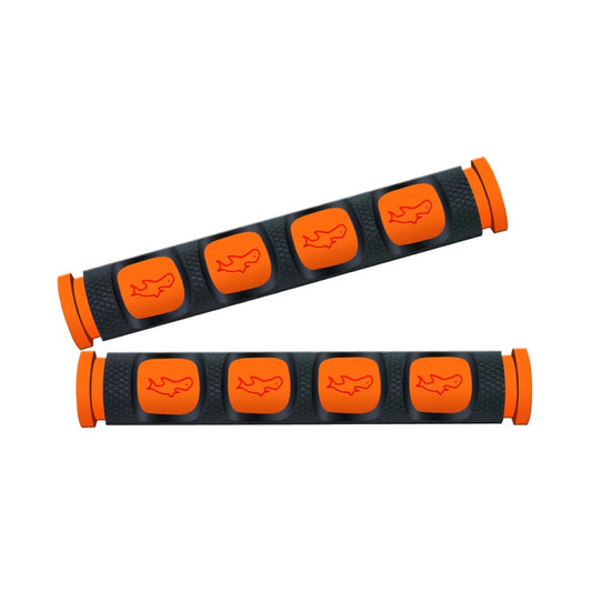2 PCS Motorcycle Modification Accessories PVC Horn ShapeHand Grip Cover Handlebar Set(Orange) - Grips by buy2fix | Online Shopping UK | buy2fix