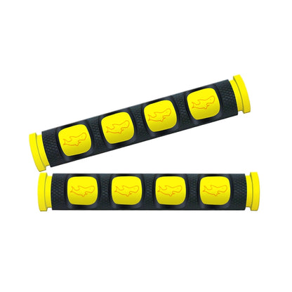 2 PCS Motorcycle Modification Accessories PVC Horn ShapeHand Grip Cover Handlebar Set(Yellow) - Grips by buy2fix | Online Shopping UK | buy2fix