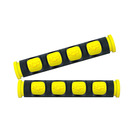 2 PCS Motorcycle Modification Accessories PVC Horn ShapeHand Grip Cover Handlebar Set(Yellow) - Grips by buy2fix | Online Shopping UK | buy2fix