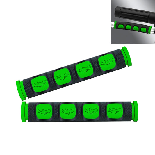 2 PCS Motorcycle Modification Accessories PVC Horn ShapeHand Grip Cover Handlebar Set(Green) - Grips by buy2fix | Online Shopping UK | buy2fix