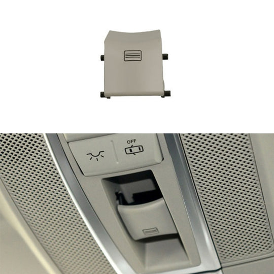 Auto-Dome-Licht-Taste Schiebedach-Fenster-Schalter-Taste für Mercedes-Benz W166 / W292 2012-, Linksfahren, Stil: konvex (grau)