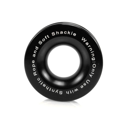 Truck Winch Snatch Recovery Ring for Soft Shackle ATV UTV Rcovery 41000 lb(Black) - Towing Bars by buy2fix | Online Shopping UK | buy2fix