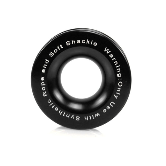Truck Winch Snatch Recovery Ring for Soft Shackle ATV UTV Rcovery 41000 lb(Black) - Towing Bars by buy2fix | Online Shopping UK | buy2fix