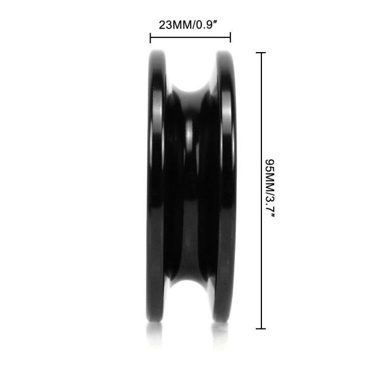 Truck Winch Snatch Recovery Ring for Soft Shackle ATV UTV Rcovery 41000 lb(Black) - Towing Bars by buy2fix | Online Shopping UK | buy2fix
