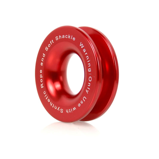 Truck Winch Snatch Recovery Ring for Soft Shackle ATV UTV Rcovery 41000 lb(Red) - Towing Bars by buy2fix | Online Shopping UK | buy2fix