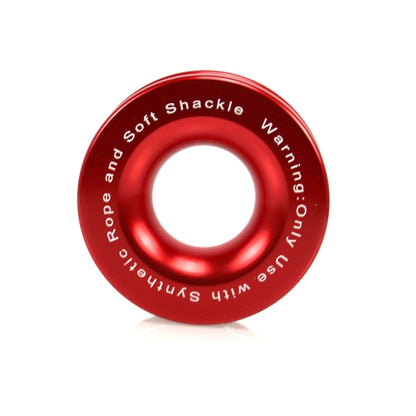 Truck Winch Snatch Recovery Ring for Soft Shackle ATV UTV Rcovery 41000 lb(Red) - Towing Bars by buy2fix | Online Shopping UK | buy2fix
