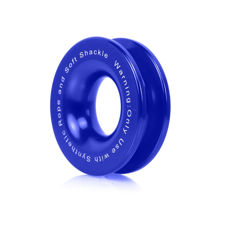 Truck Winch Snatch Recovery Ring for Soft Shackle ATV UTV Rcovery 41000 lb(Blue) - Towing Bars by buy2fix | Online Shopping UK | buy2fix