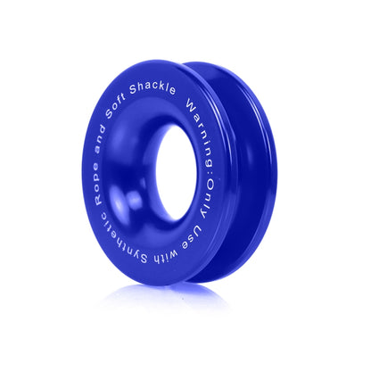 Truck Winch Snatch Recovery Ring for Soft Shackle ATV UTV Rcovery 41000 lb(Blue) - Towing Bars by buy2fix | Online Shopping UK | buy2fix