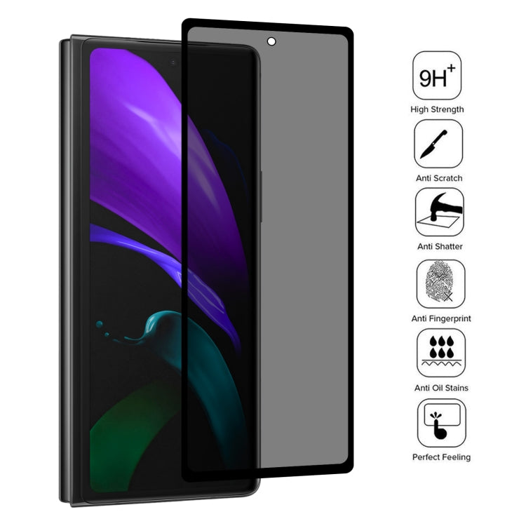 25 PCS Full Cover Anti-peeping Tempered Glass Film For Samsung Galaxy Z Fold2 5G - Galaxy Tempered Glass by buy2fix | Online Shopping UK | buy2fix