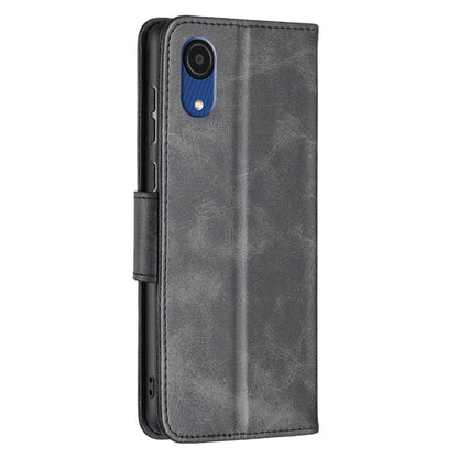 For Samsung Galaxy A03 Core Retro Lambskin Texture Leather Phone Case(Black) by buy2fix