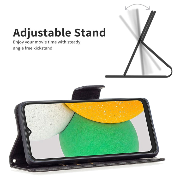 For Samsung Galaxy A03 Core Retro Lambskin Texture Leather Phone Case(Black) by buy2fix