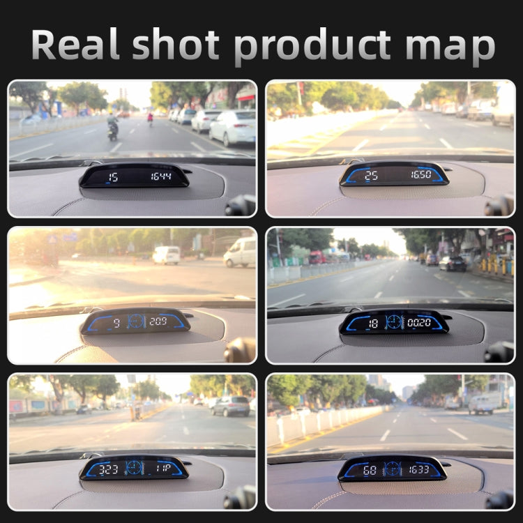 G3 Car 5.5 inch HUD Head-up Display HD GPS Speed Alarm Odometer - Head Up Display System by buy2fix | Online Shopping UK | buy2fix