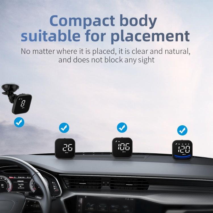 G4 Head Up Display Car Speedometer Smart Digital Alarm Reminder GPS HUD - Head Up Display System by buy2fix | Online Shopping UK | buy2fix