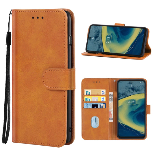 For Nokia XR20 Leather Phone Case(Brown) - Nokia Cases by buy2fix | Online Shopping UK | buy2fix