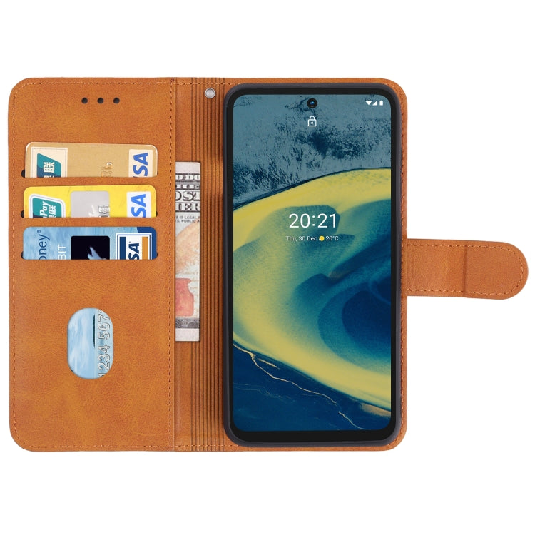 For Nokia XR20 Leather Phone Case(Brown) - Nokia Cases by buy2fix | Online Shopping UK | buy2fix