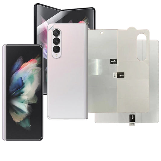 Full Screen Protector Explosion-proof Hydrogel Film For Samsung Galaxy Z Fold4 / Galaxy W23(Internal+Big+Back Screen) - Galaxy Tempered Glass by buy2fix | Online Shopping UK | buy2fix