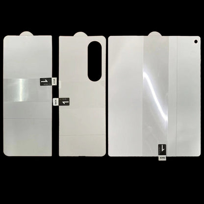 Full Screen Protector Explosion-proof Hydrogel Film For Samsung Galaxy Z Fold4 / Galaxy W23(Internal+Big+Back Screen) - Galaxy Tempered Glass by buy2fix | Online Shopping UK | buy2fix