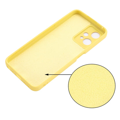 For OnePlus Nord CE 2 Lite 5G Solid Color Liquid Silicone Full Coverage Phone Case(Yellow) - OnePlus Cases by buy2fix | Online Shopping UK | buy2fix