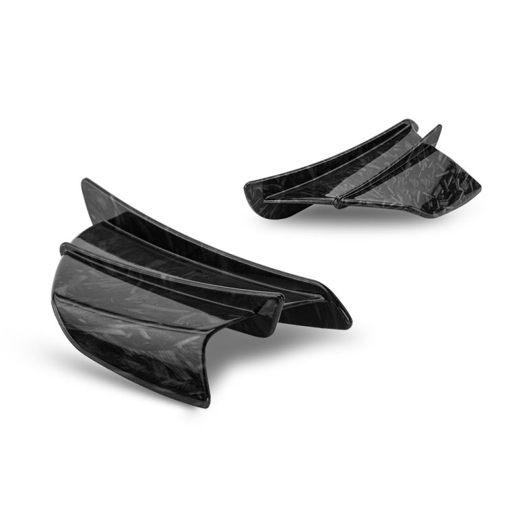 Motorcycle Winglet Aerodynamic Wing Kit Spoiler, Style:Forged Texture - Ornamental Parts by buy2fix | Online Shopping UK | buy2fix