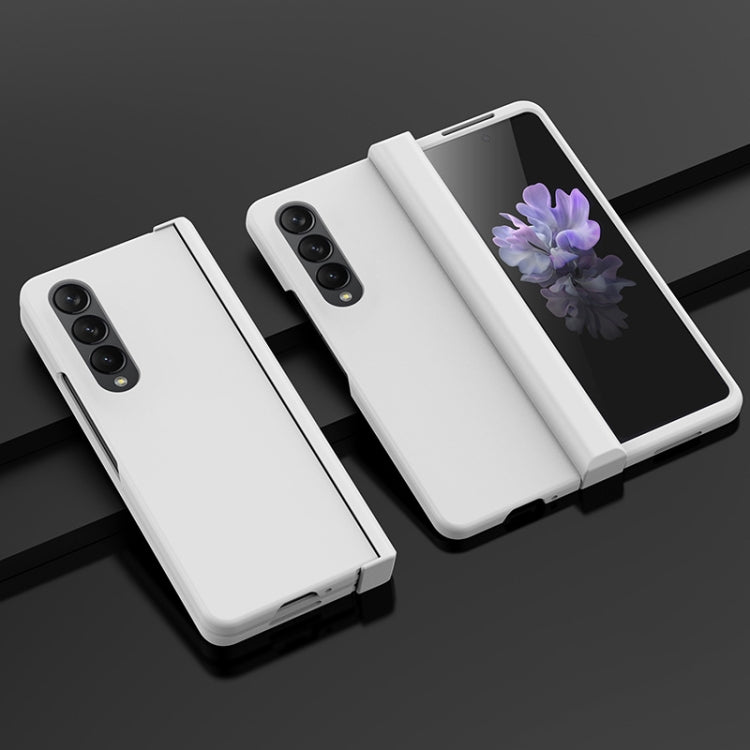 For Samsung Galaxy Z Fold4 5G PC Skin Feel Folding Phone Case(White) - Galaxy Z Fold4 5G Cases by buy2fix | Online Shopping UK | buy2fix