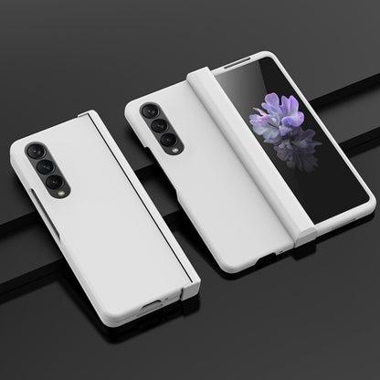 For Samsung Galaxy Z Fold4 5G PC Skin Feel Folding Phone Case(White) - Galaxy Z Fold4 5G Cases by buy2fix | Online Shopping UK | buy2fix